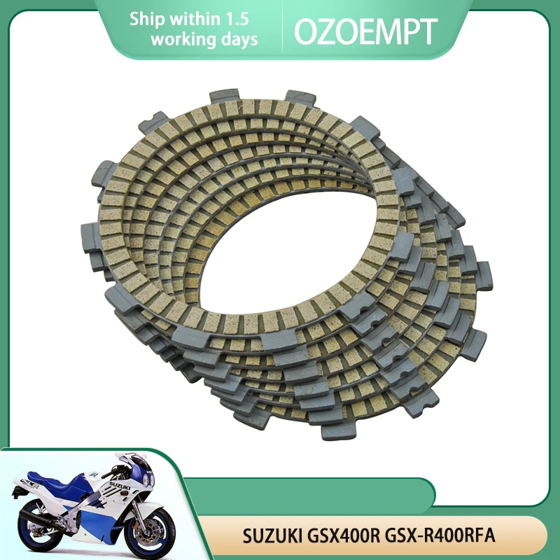 

OZOEMPT Fibrous Clutch plate Apply to SUZUKI GSX400R GSX-R400RFA