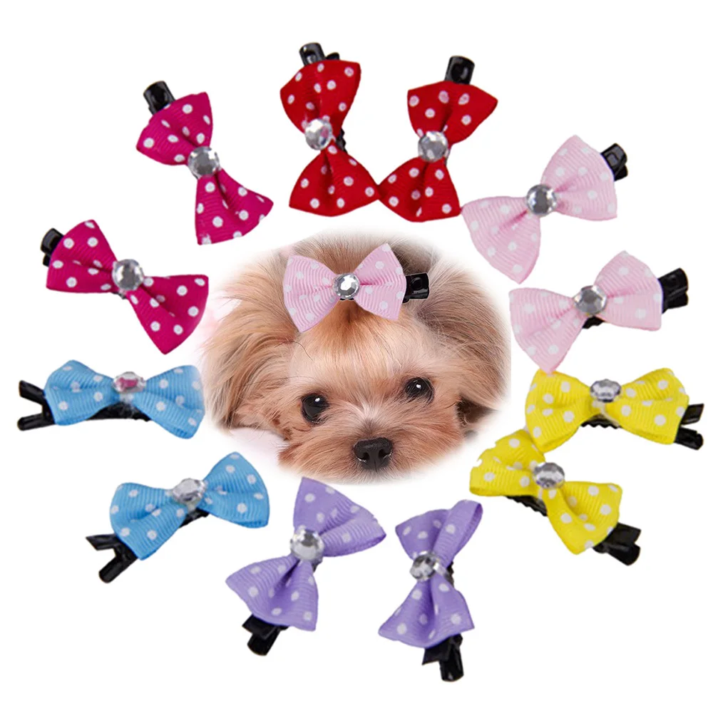 Dog Grooming Accessories Hairpins Dog Hair Bows Pet Grooming Clips
