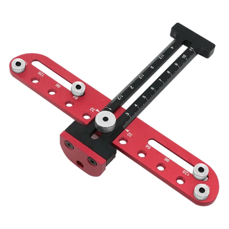 

Doweling Carpenter Drill Guide Locator Hole Puncher Positioning Opener Tool