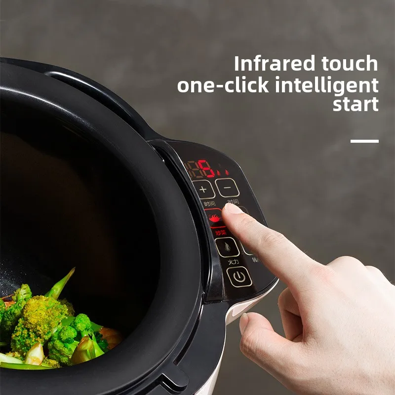 Desktop multi-functional cooking machine Household and commercial roller type frying pan Automatic intelligent fried rice robot