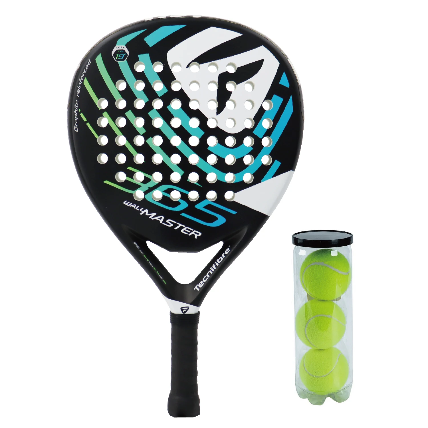 TF365 Paddle Racket Fiber Glass Surface Eva 19 Adult Prefessional Carbon Fiber Soft EVA Face Tennis Padel Racquet Racket Set