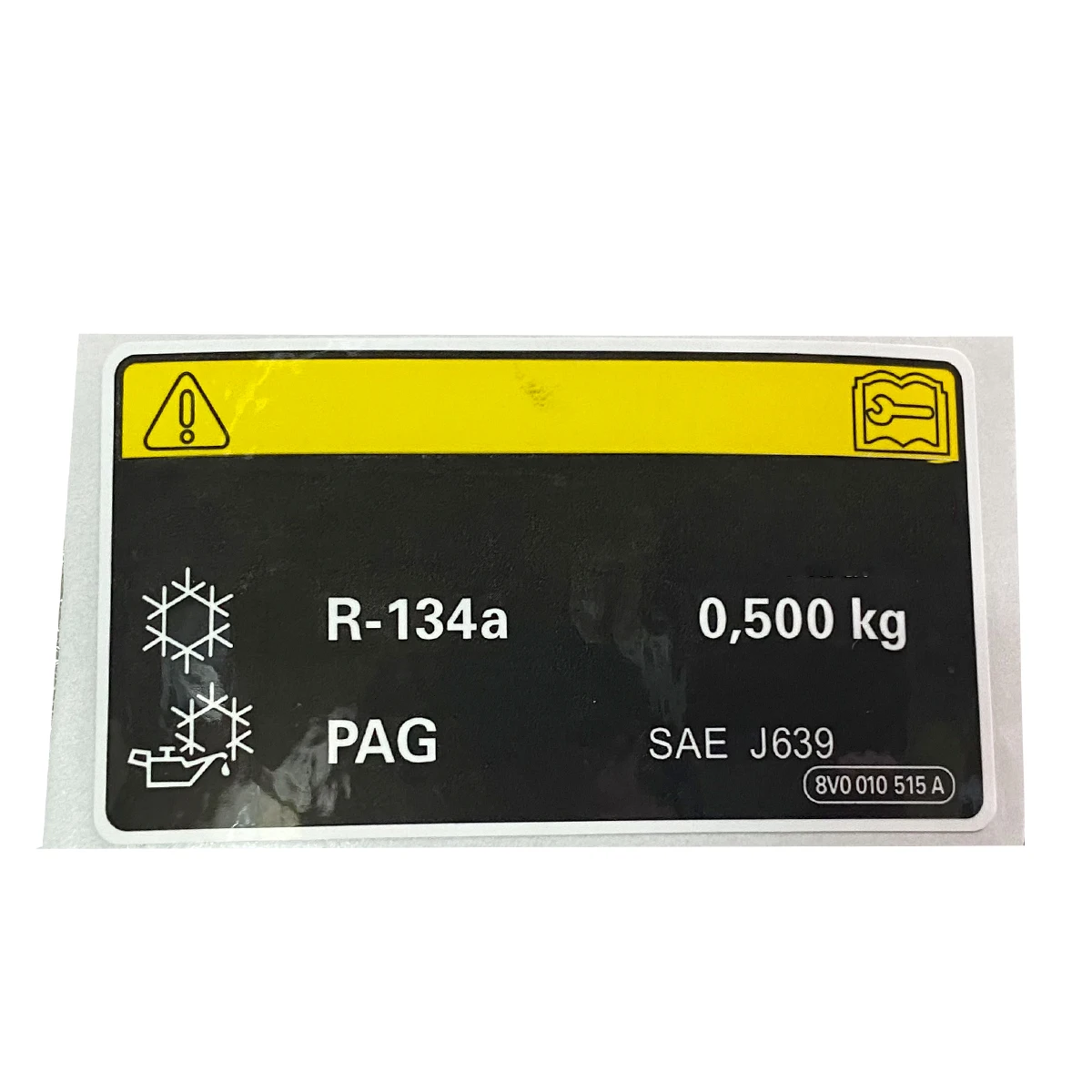 New Warning Car Sticker Air Conditioner Radiator Information Trim For Audi A3 Sportback A4 B8 A5 A6 C7 C8 A7 A8 Q2 Q3 Q5 Q7 R8