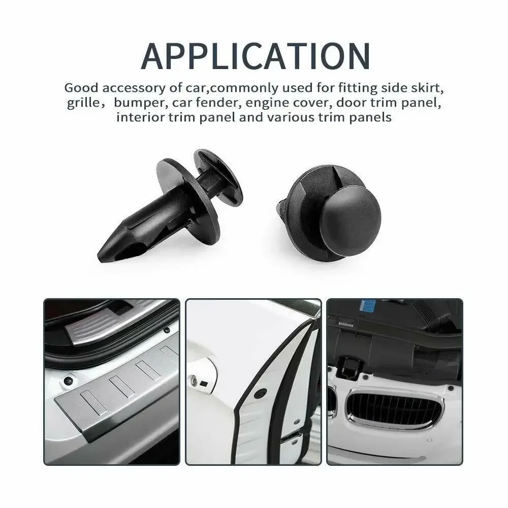 KEMiMOTO ATV UTV Renegade Rivets 100 Pack for Can Am Maverick Commander Outlander For John Deere Gator TX For Kawasaki