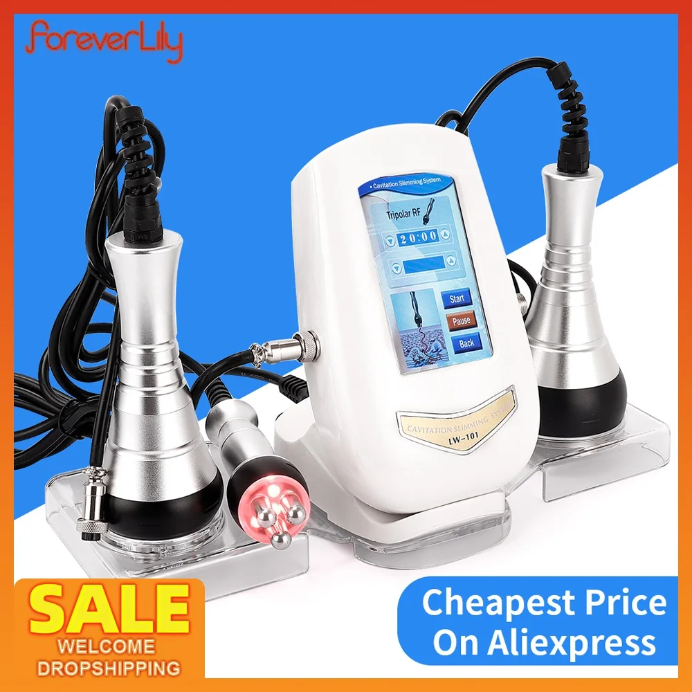 

40K Cavitation Body Slimming Machine Ultrasound Weight Loss Shaping Massager RF Skin Lifting Tightening Beauty Device Home Used