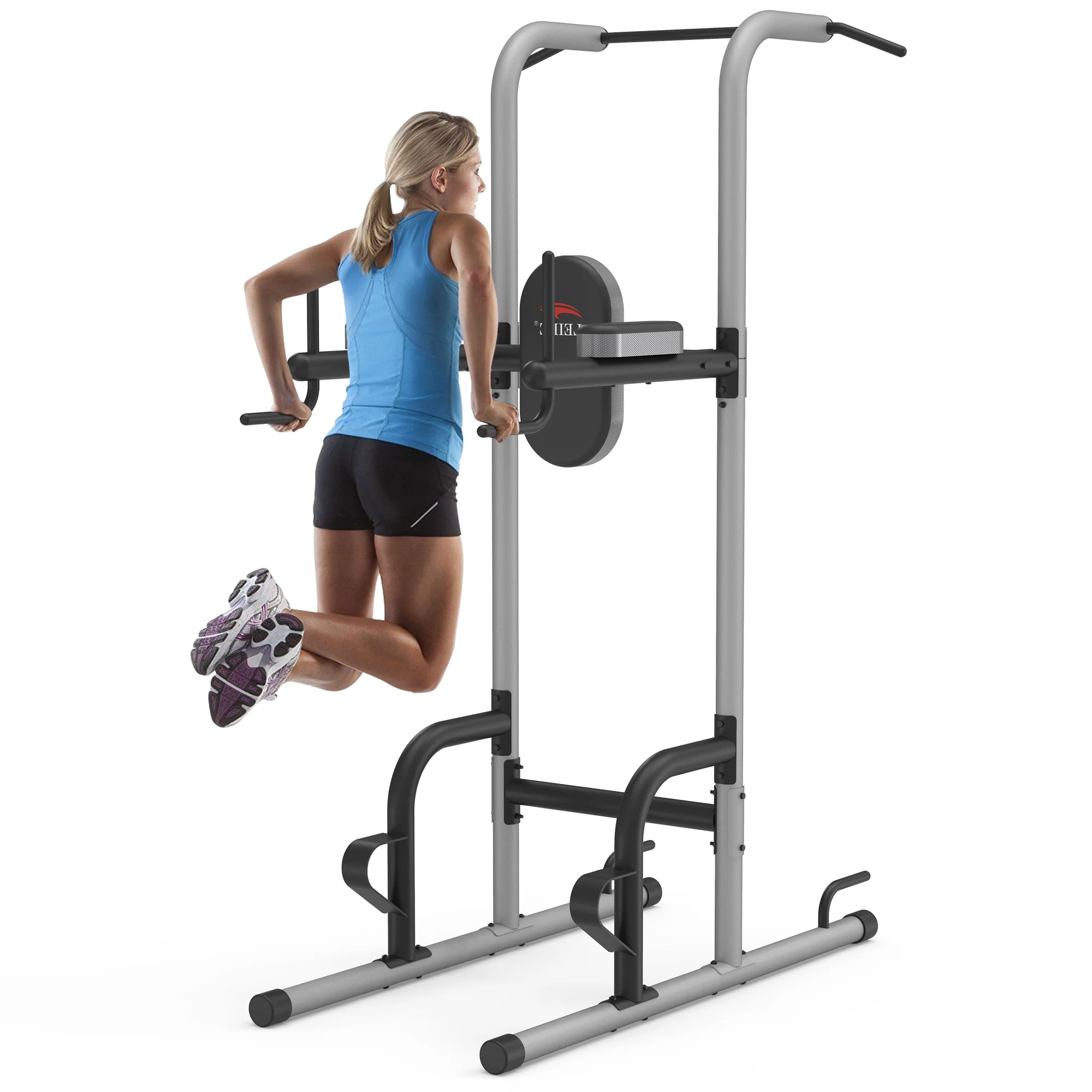 leikefitness Multifunction Power Tower Exercise Equipment,Pull Up Dip Station,Height Adjustable for Home Gym Strength Training F
