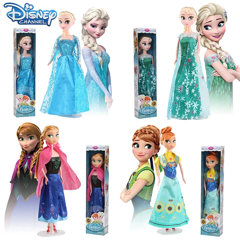 Disney Frozen 2 Elsa Anna Figure Princess Doll Toys Snow Queen Bambini Ragazze Giocattoli Elsa Dolls Vestiti Per Bambole Regalo Per Bambini