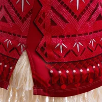 Girls New Movie Moana 2 Dress Halloween Party Adventure Costume Girl Princess Fancy Clothes Children Vaiana Pet Pig Outfit 6