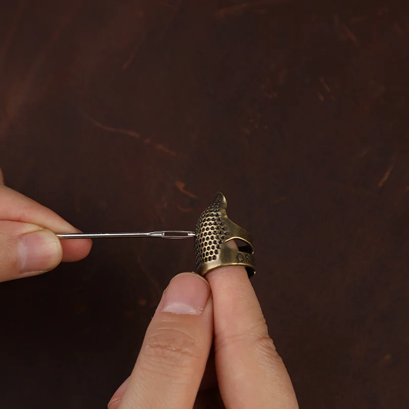 Retro Finger Protector 1/2/5Pcs Antique Thimble Ring Handworking Needle Needles Craft Household DIY Sewing Tool Accessories