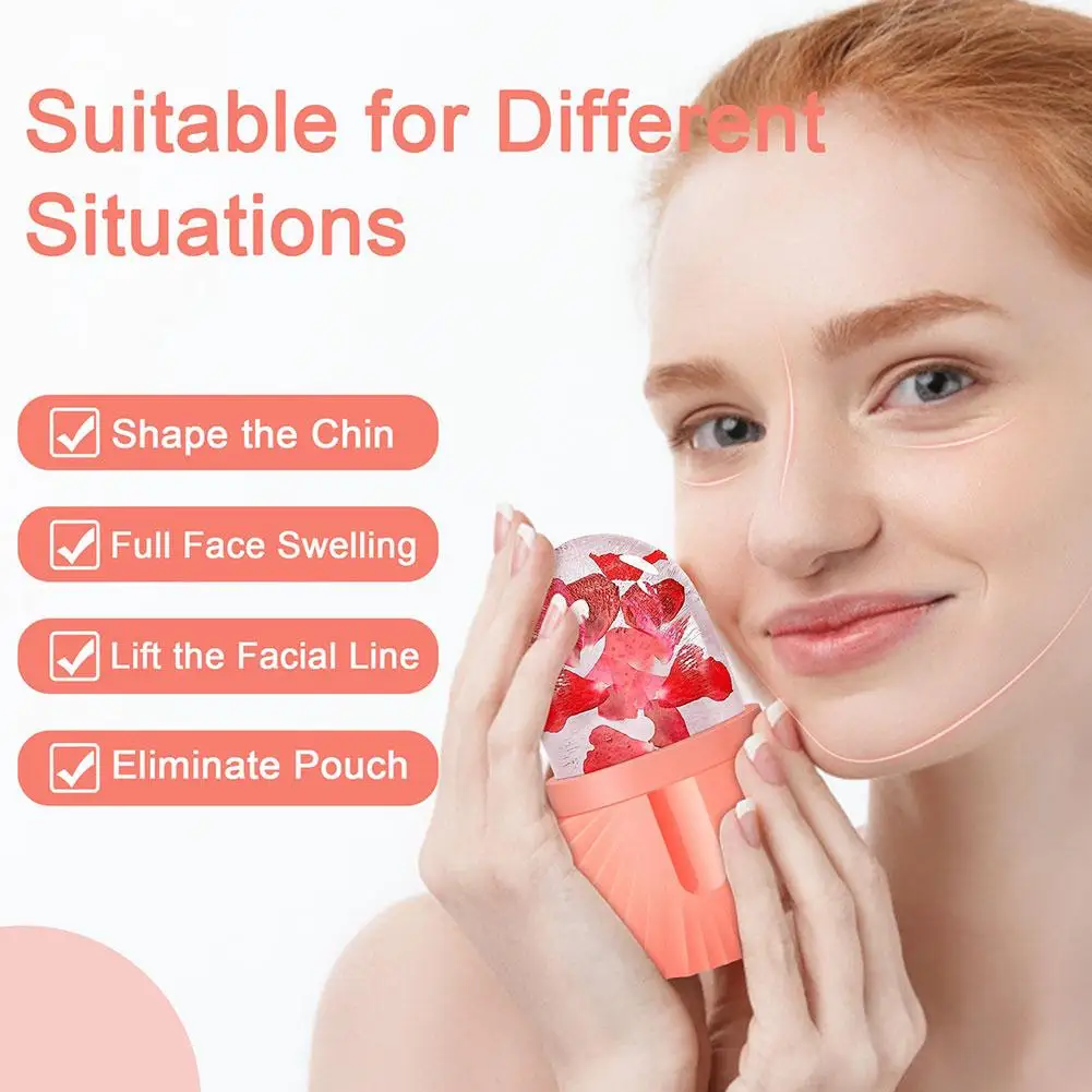 Silicone Ice Cube Trays Beauty Lifting Ice Ball Face Care Reduce Facial Mold Ice Massager Contouring Skin Acne Roller Eye T R2C9 diy crystal hanging pendant decor love twelve constellations silicone mold k3nd