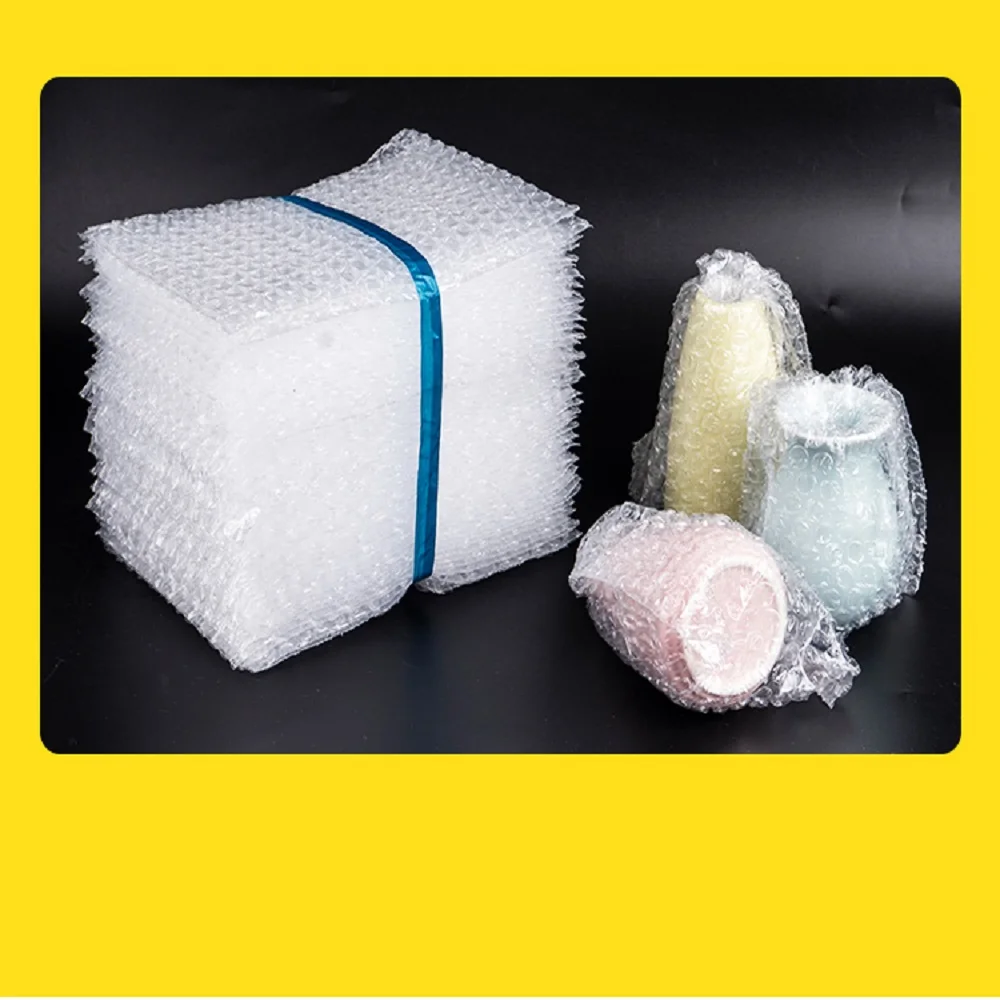 50pcs Big Size 30x40cm Plastic Bubble Mailers Wrap Envelope White Packing Bags Clear Shockproof Packaging Bubble Film Wholesale