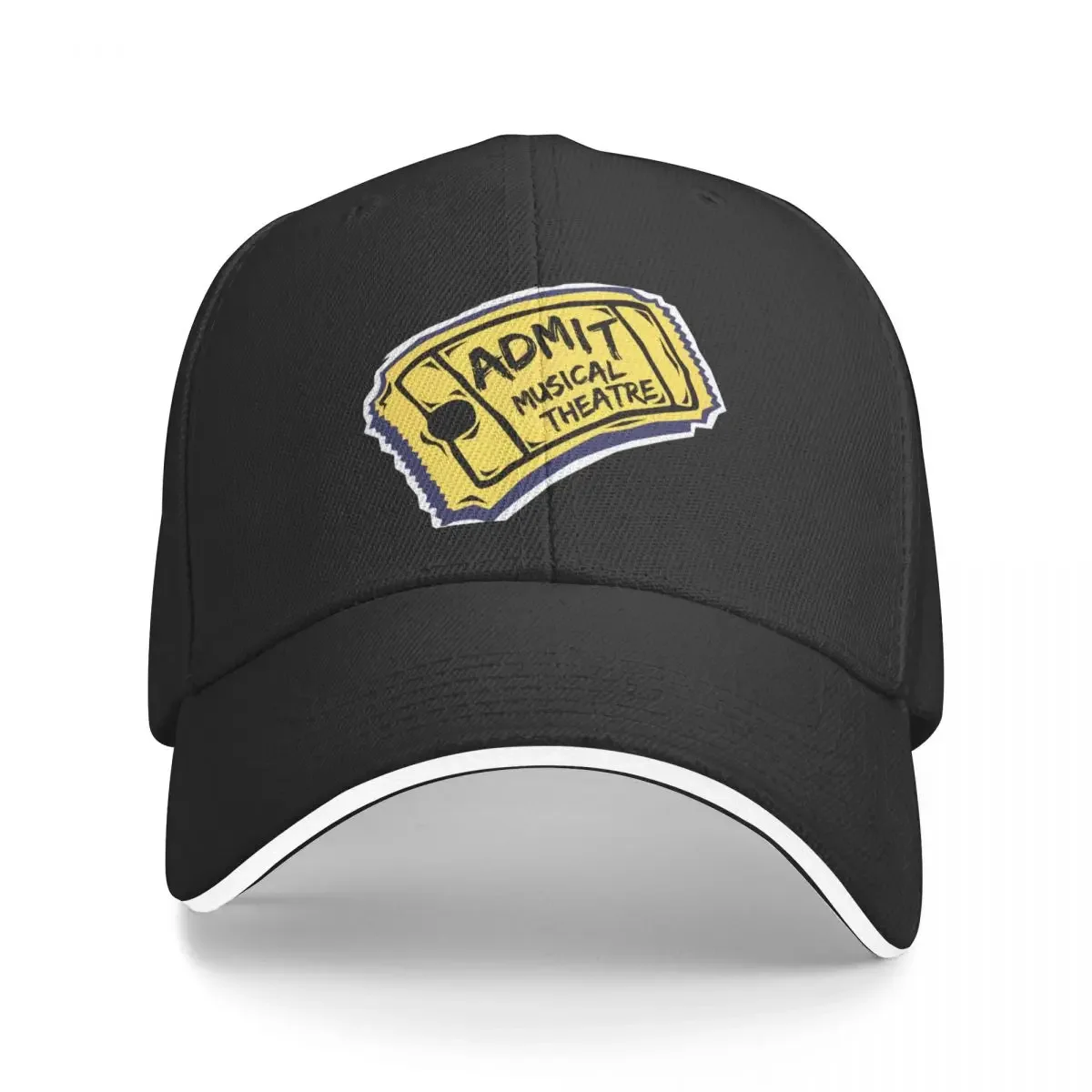 

ADMIT Musical Theatre Baseball Cap Big Size Hat Christmas Hat Caps Women Men's