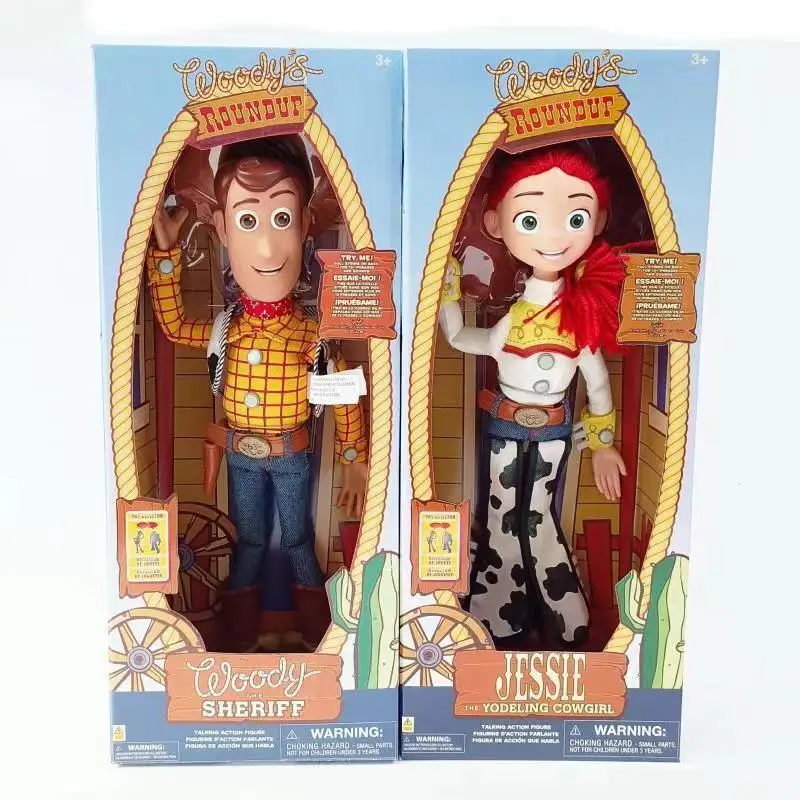 Disney High-Quality Pixar Toy Story Woody Action Figures Toys