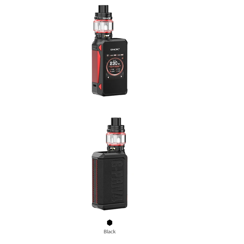 Original SMOK G-PRIV 4 Kit 230W PRIV 4 Mod Vape With 6.5ml TFV18 Mini Tank Fit V18 Mini Mesh Coil Electronic Cigarette Vaporizer