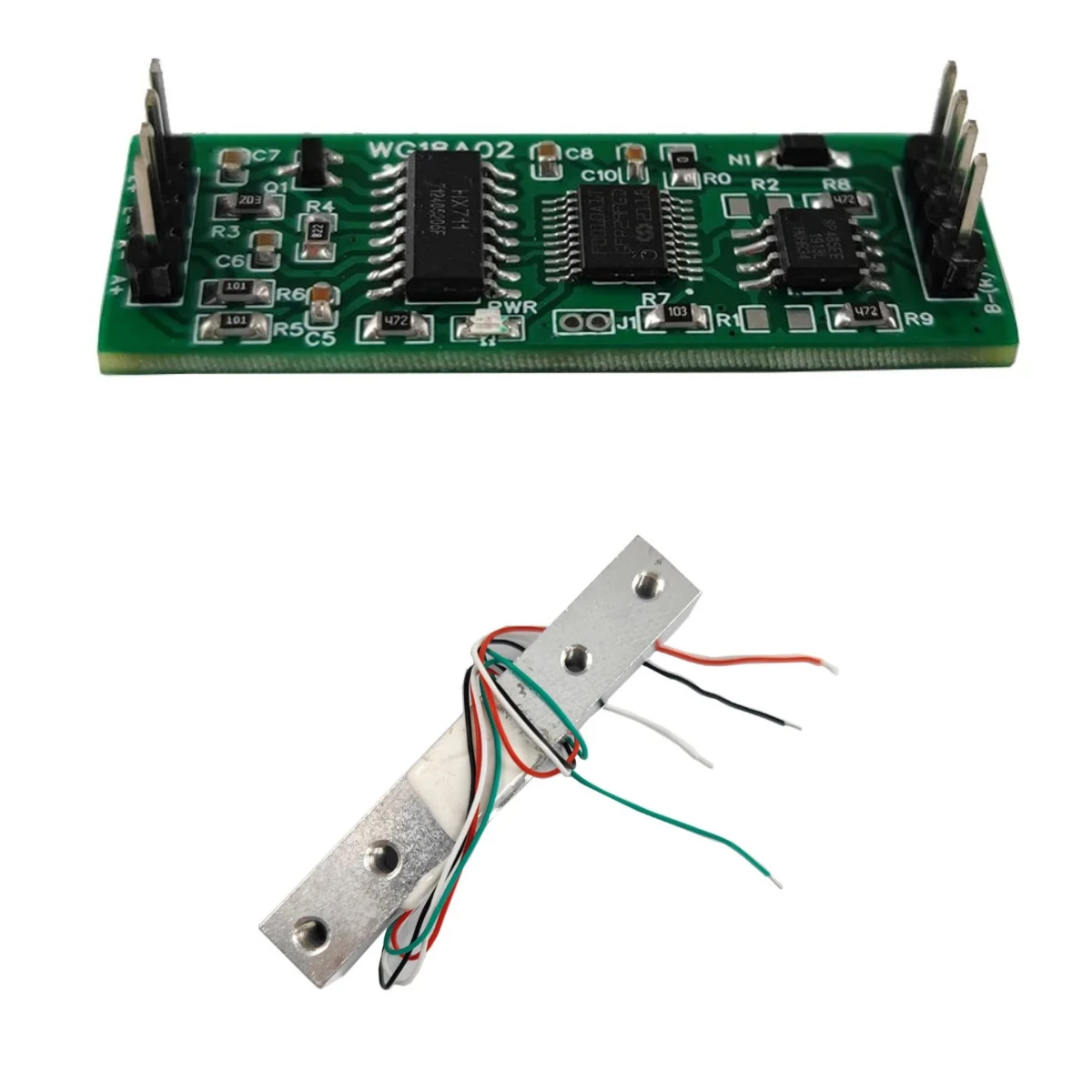 

DC 5V 12V RS485 UART Modbus RTU HX711 Pressure Weight Sensor Electronic Scale Module for PLC Configuration Software