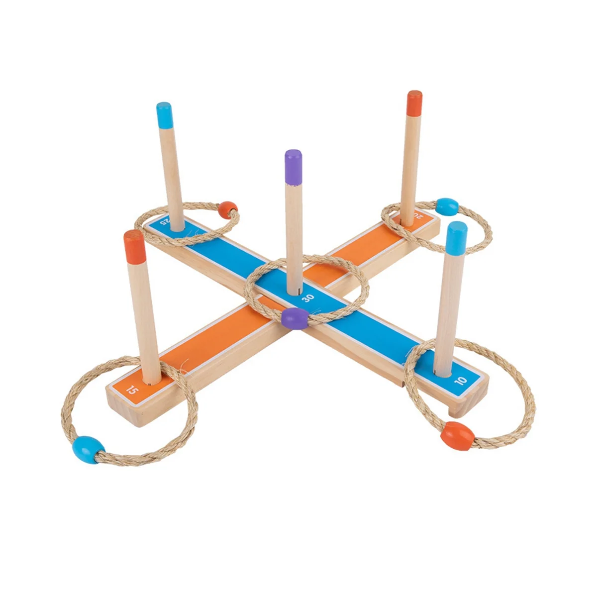 

Ring Toss Toy Set Kids Outdoor Throwing Ring Game 3-12 Years Kids Outdoor Games Wooden Ring Throwing Play Tape