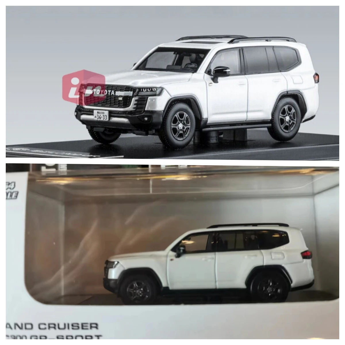

LCD Models Die-Cast 1:64 LAND CRUISER LC300-GR SPORT 2022 - WHITE Diecast Model Collection Limited Edition Hobby Toys