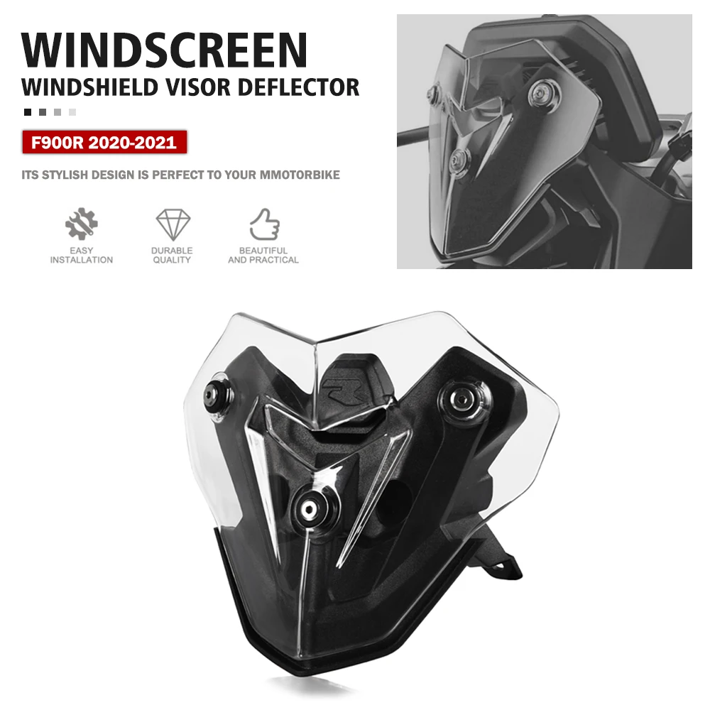 

For BMW F900R F F900 R 2020 2021 2022 2023 Windshield Windscreen Windproof Shield Deflector Screen Guard Cover