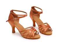 Woman Latin Dance Shoes Ladies Girls Ballroom Professional Dancing Shoes Sneaker 5/7cm Suede Soft Sole Jazz Salsa Practice Shoes 3