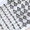 Wholesale 20pcs/lot Gothic Vintage Coffin Egyptian Mummy Ring Retro Cross Metal Punk Rings 4