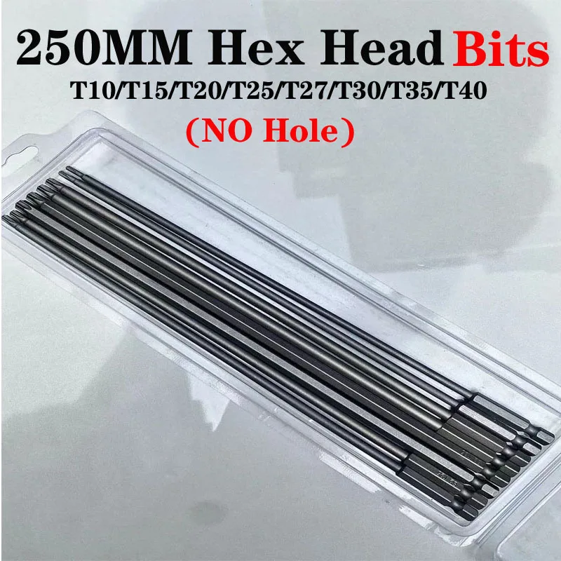 Torx 스크루드라이버 비트 세트, S2 스틸, 1/4 인치 육각 생크, 마그네틱 ..
