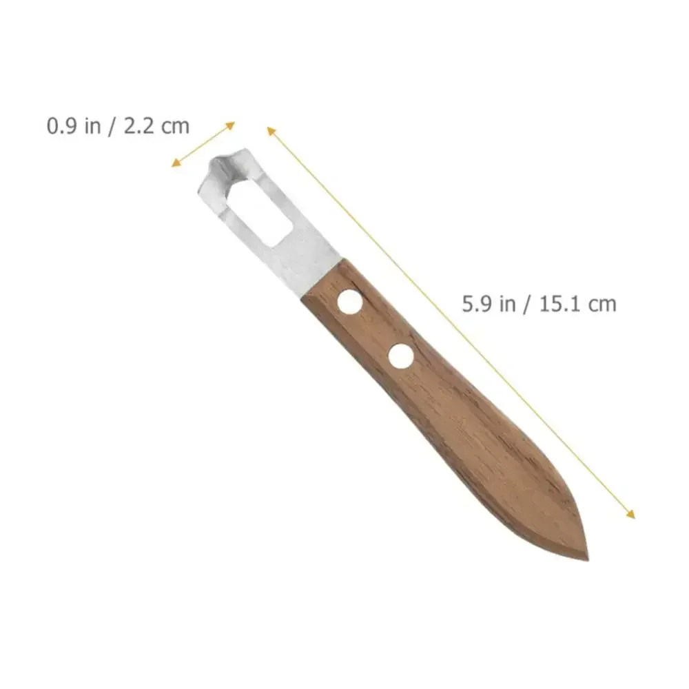 Lemon Peeler Corrosion-resistant Fruit Peeler Eco-friendly Rust-proof Wood Handle Kitchen Tool Paring Knife Kitchen Gadgets