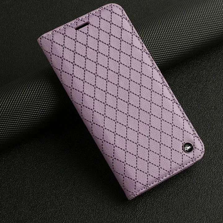Luxury Leather Wallet Case - Premium Book Cover