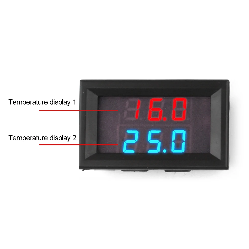 Auto Temperatuurmeter, 287.4-22.4 ohm Plastic Elektromagnetische Water Thermometer 52mm 12~24V Voertuig Water Temp Gauge 40~120