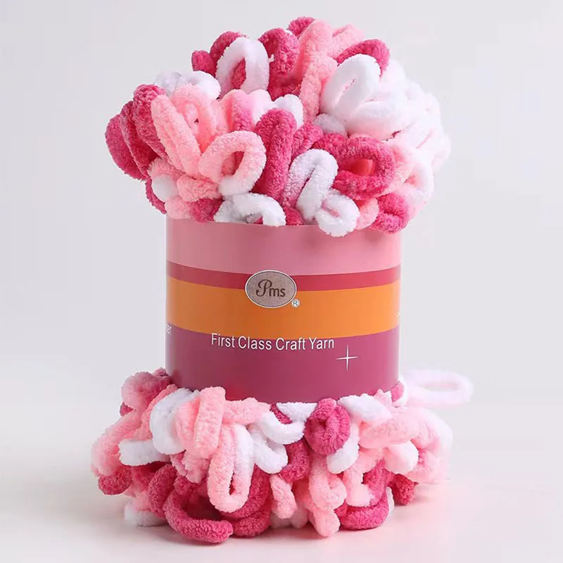 100g Hand-knitted Finger Loop Yarn For Handmade Scarf Cushion Pillow Thick Wool Circle Thread Gift For Boyfriend And Girlfriend