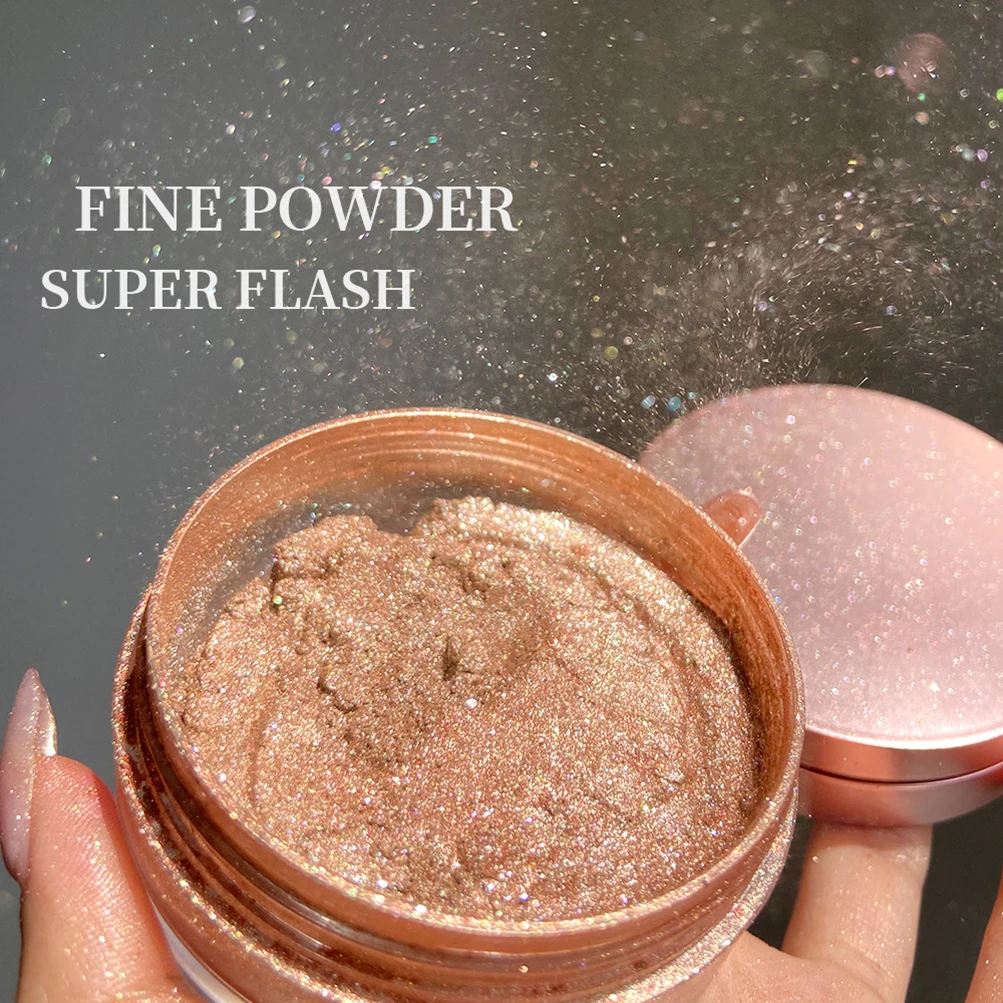 

Water Glass Highlighting Setting Powder Brighten Skin Glitter Face Contour Makeup Cosmetic Private Label Custom Bulk