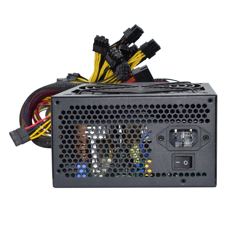 2000W psu atxコンピューター電源,マイニングマシン用,8枚のグラフィックカードをサポート