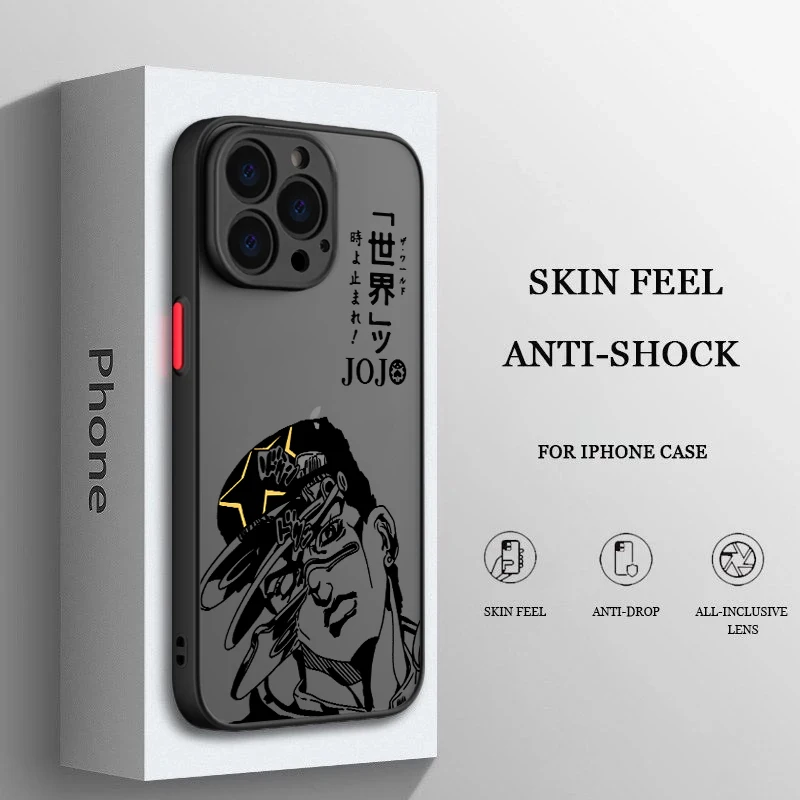 JOJO Anime Kujo Jotaro For Apple iPhone 15 14 13 12 Mini 11 XS XR