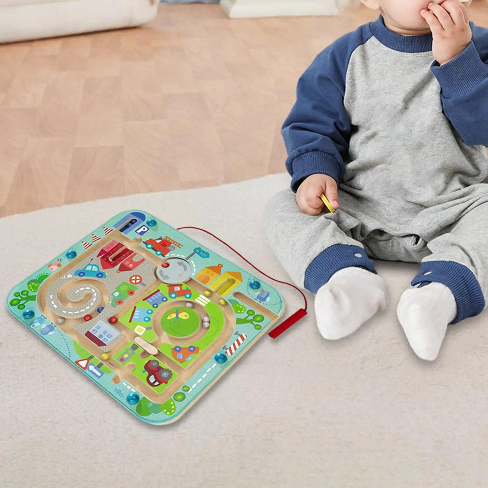 

Детская развивающая Магнитная игрушка-лабиринт Монтессори для дня рождения