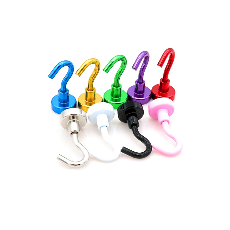 Pink Neodymium Hook Heavy Duty Pink Hanger Strong