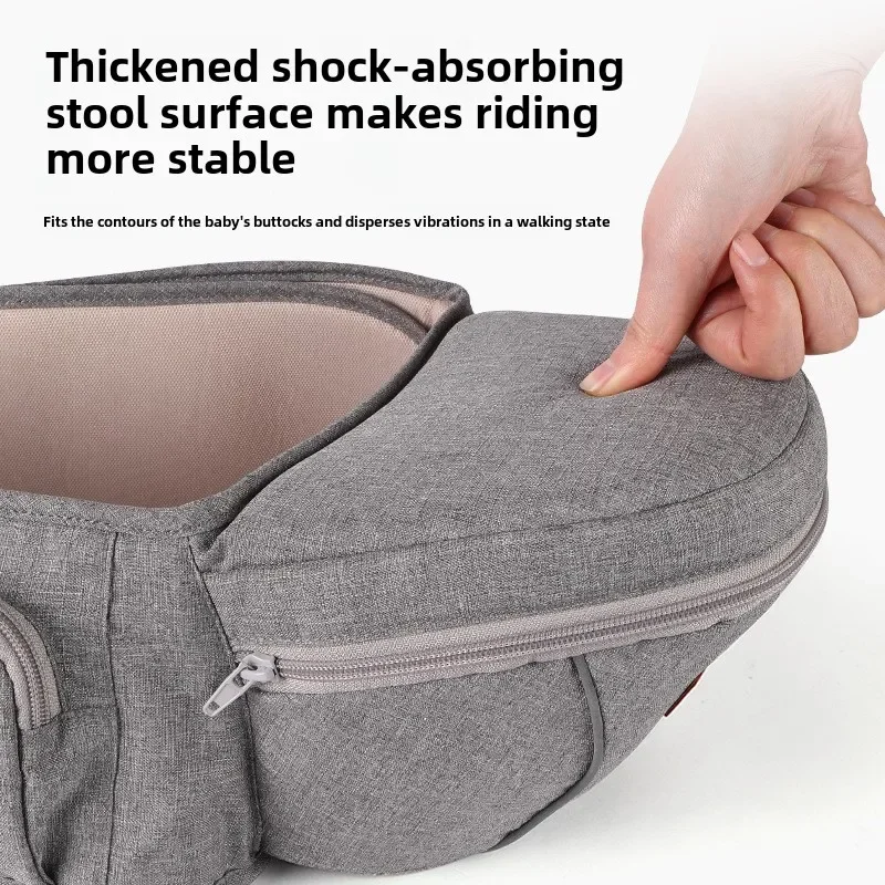 Baby Waist Stool Infant Hipseat Sling Shoulder Strap Baby Accessory Hip Seat Safety Belt Ergonomic Travel Adjustable 3-36 Months 2
