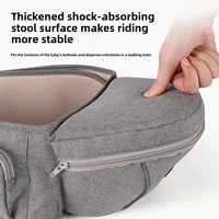 Baby Waist Stool Infant Hipseat Sling Shoulder Strap Baby Accessory Hip Seat Safety Belt Ergonomic Travel Adjustable 3-36 Months 2