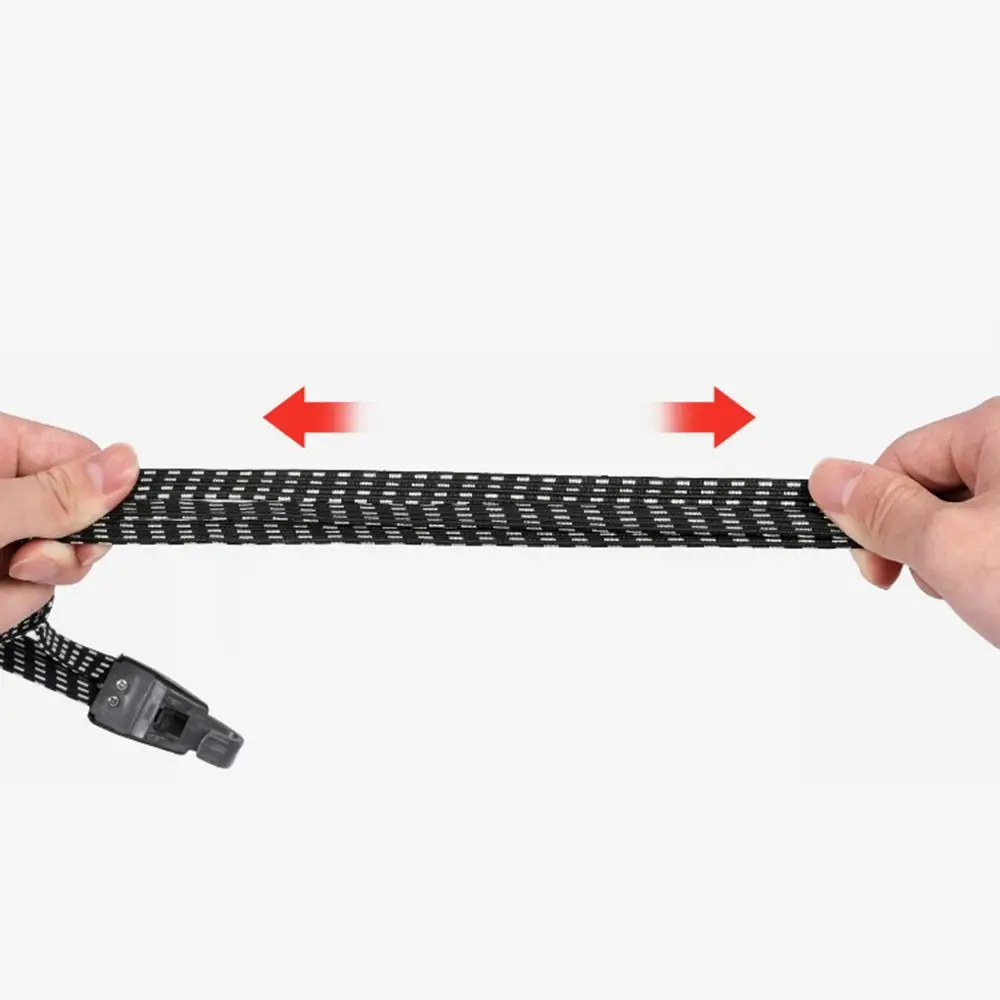 1/2Pcs Elasticity Motocycle Baggage Tying Rope Adjustable Helmt Straps Bike Bag Belt Car Tie Fixed Hook Locomotive Tail Rope motorcycle luggage rope