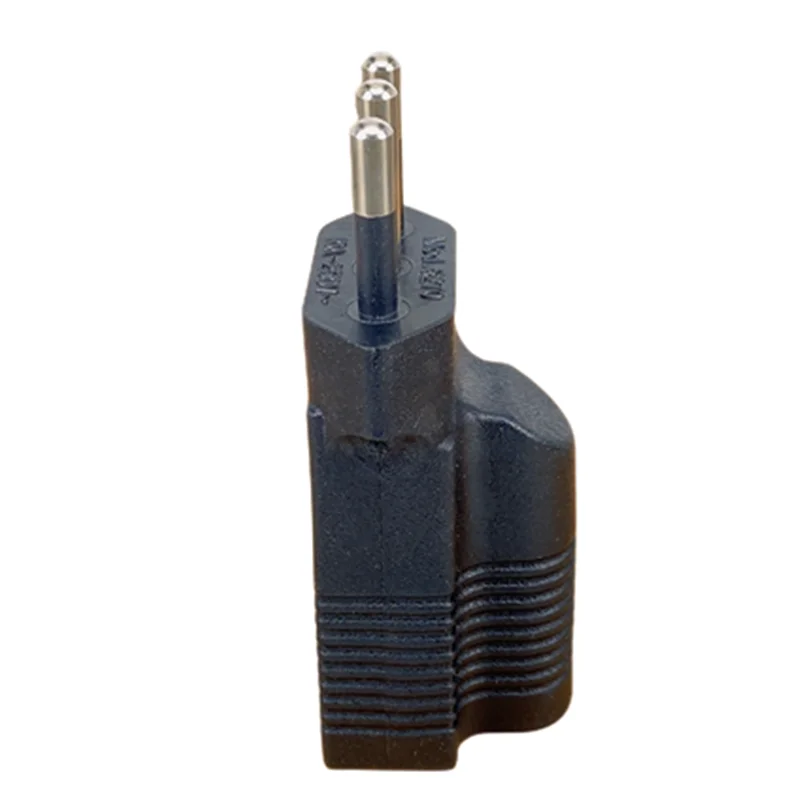 1PCS Italy Male Plug to USA AC Nema 5-15R Female Power Adapter US 3 Prong to Italy Travel Plug Connector plug adapter power plug adapter