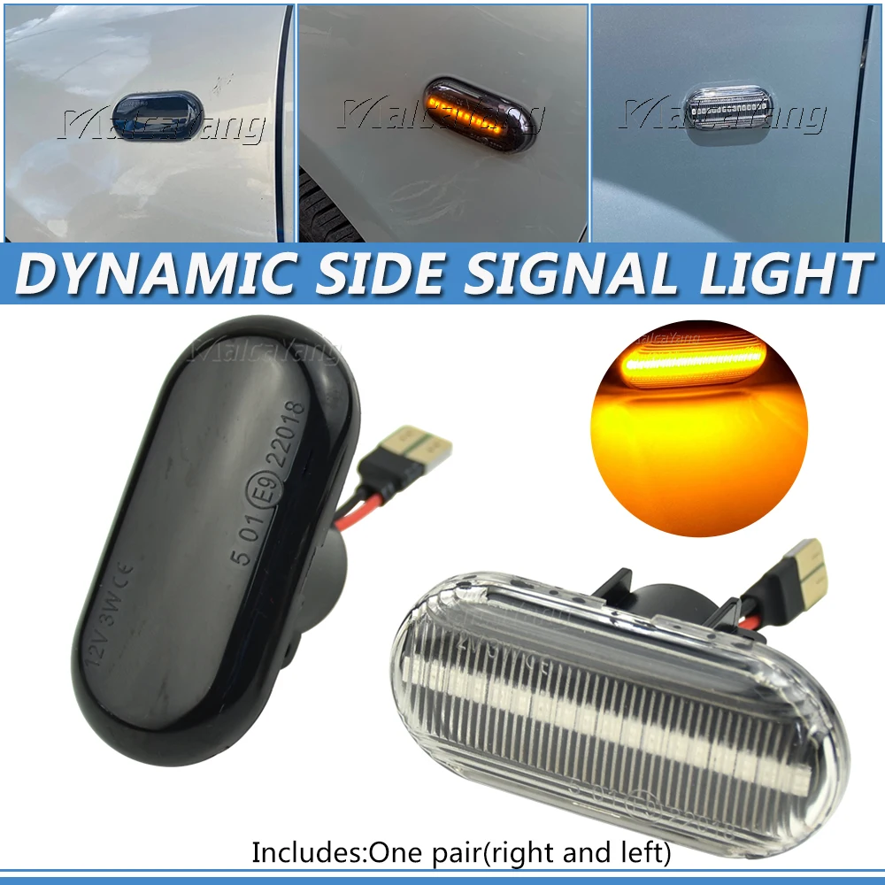 Per Renault Clio 1 2 Kangoo Megane Espace Twingo Master Led Indicatore Laterale Dinamico Indicatore Luminoso Di Segnalazione Lampada Lampeggiante Sequ