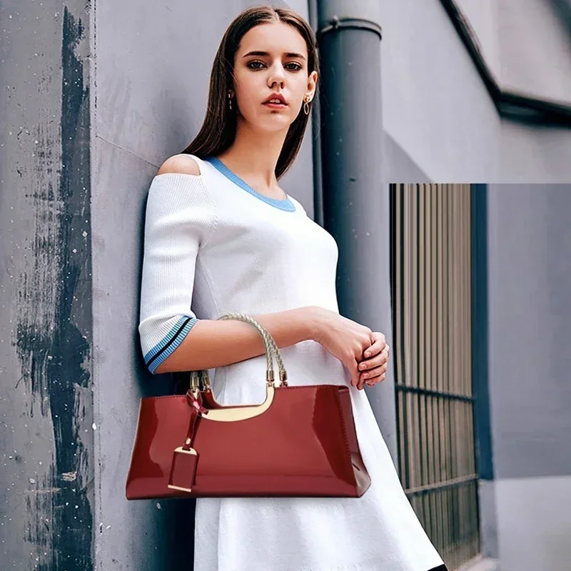 Borsa di Lusso da Designer per Donna 2026, Borsa da Sera Rossa Nera Blu Rosa Beige, Borse da Donna, Sac A Main Femme, Bolso Mujer - immagine 5