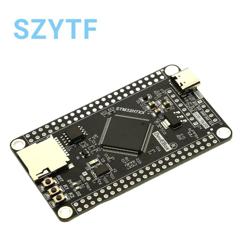 STM32H750VBT6 STM32H743VIT6 STM32H7 Development Board STM32 System Board M7 Core Board TFT Interface With USB Cable image 3