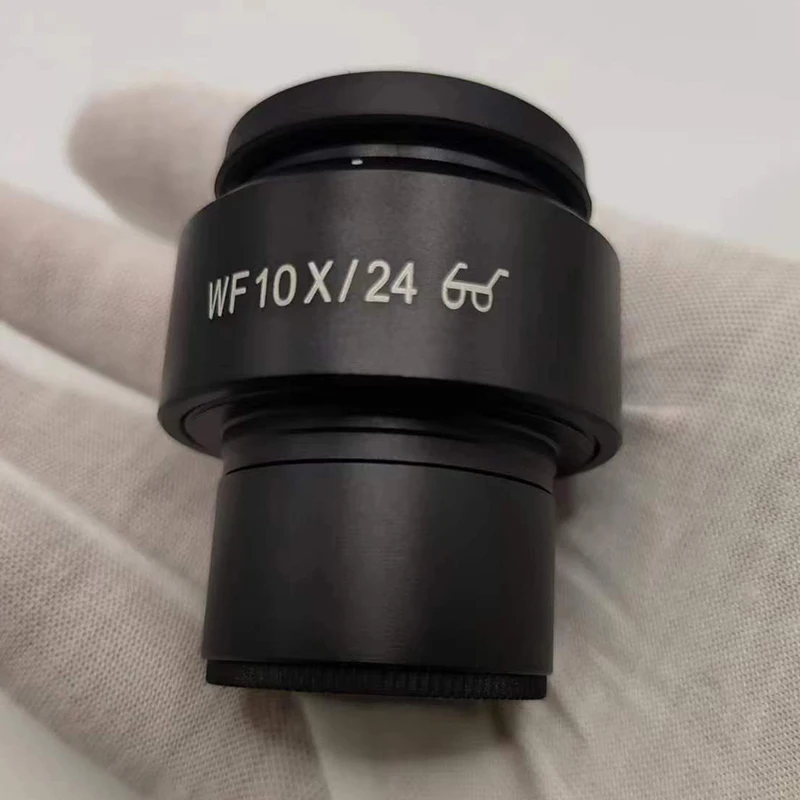 Stereoscopic Microscope Eyepiece WF10X/24 High Eyepoint Wide Angle Adjustable Field of View 30MM Mounting Interface stereoscopic microscope eyepiece
