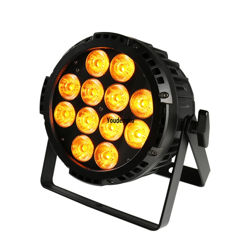 

8pcs ip65 led dmx wireless par light 12x10w rgbw 4in1 waterproof Led battery par disco stag wedding outdoor lighting