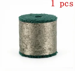 Luxurious Frayed Edged Satin Ribbon with Bronzing - 5 Yards for Elegant Crafts & Special Occasions (Dark green)