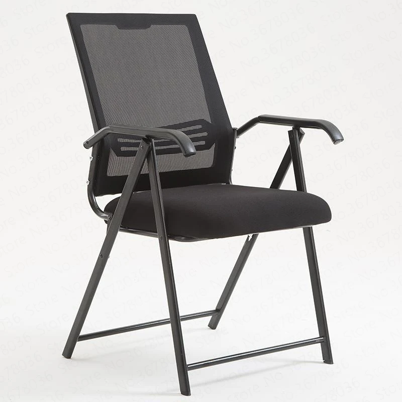 Modern Minimalist Computer Chair Home Office Meeting Training Chair Armrest Folding Mahjong