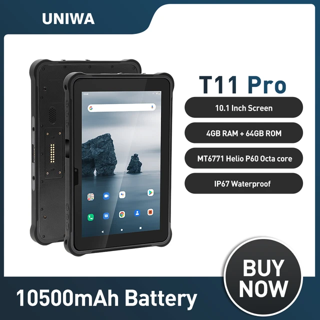 UNIWA W888 Waterproof Smartphone 4GB+64GB 6.3Inch FHD/HD 4G Walkie