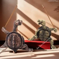 1pcs Mini Turtle Shape Incense Censer Sandalwood Stick Holder Vintage Bronze Animal Incense Holder Burner Stand Gift Home Decor - Image 4
