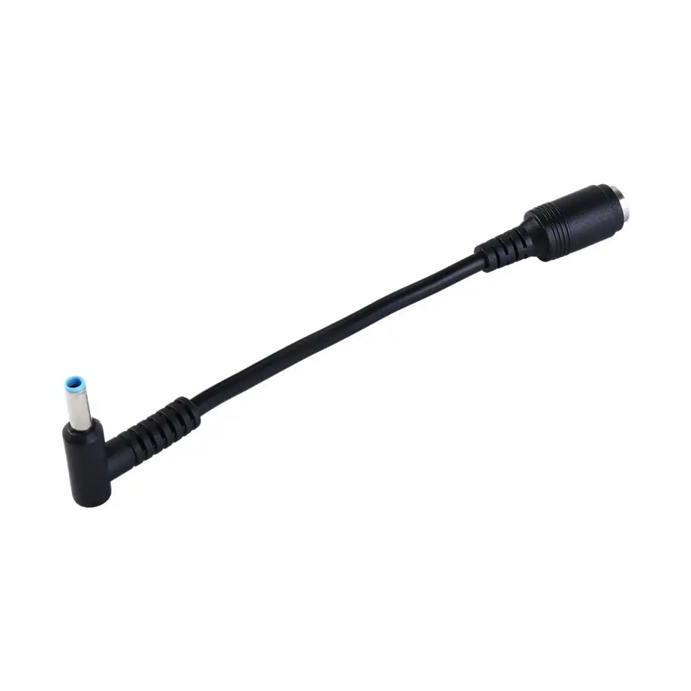 15cm 7.4x5.0mm Female Switch Elbow Female To Male 7.4x5.0mm To 4.5x3.0mm Charger Connector DC Power Adapter Laptop Converter