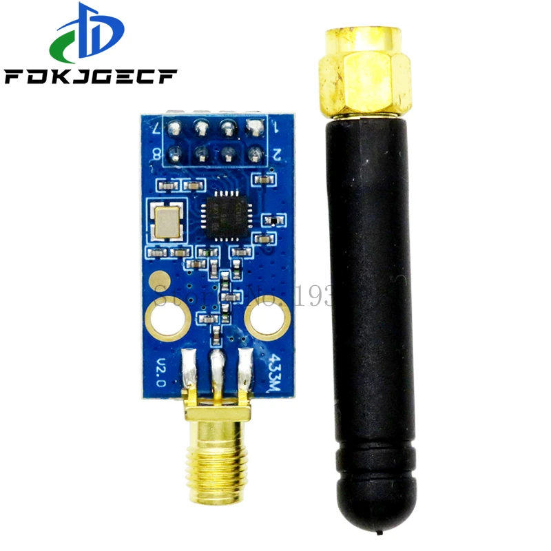 Modulo Wireless Cc1101 Con Modulo Ricetrasmettitore Wireless Antenna Sma Per Arduino 433Mhz