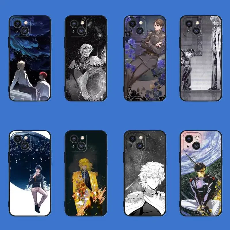 The Legend Of Galactic Heroes Custodia Per Telefono Per Iphone 11 12 Mini 13 14 Pro Xs Max X Xr 6 7 8 Plus Black Shell