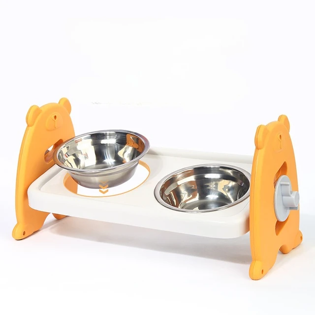 Non-Slip Double Cat Bowl Dog Bowl with Stand Pet Feeding Cat Water Bowl for Cats Food Pet Bowls for Dogs Feeder Product Supplies 4